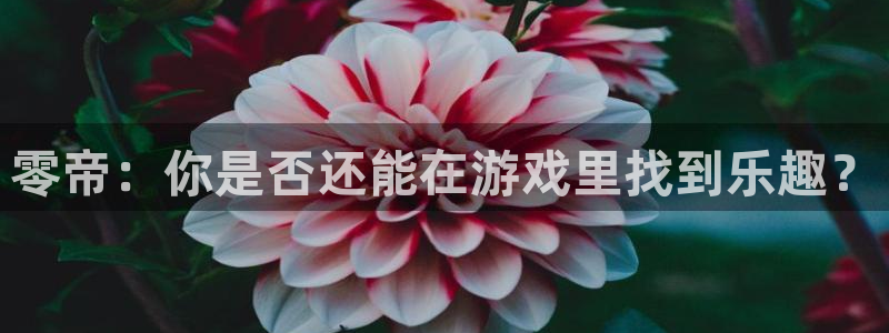 长征娱乐2首页登录：零帝：你是否还能在游戏里找到乐趣？